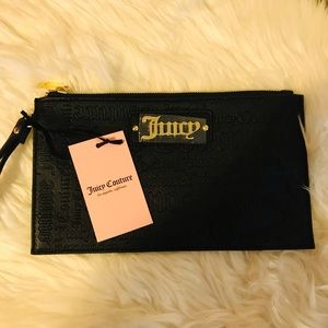 juicy couture wristlet black